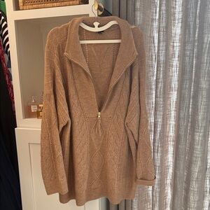 Talbots Brown Cowl Neck Sweater